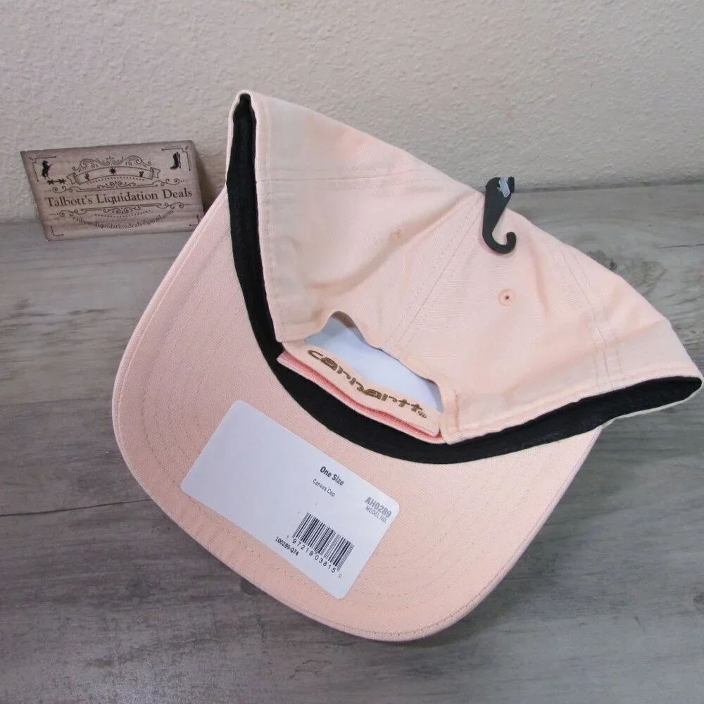 Carhartt Force Adjustable Canvas Cap Hat Tropical Peach AH0289